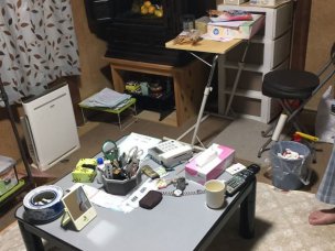 生活用品が多数ある室内です。クリーンサポート香川